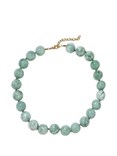 Jennifer Behr Louisa Jade Beaded Necklace In Blue
