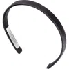 Jennifer Behr Lucy Satin Headband In Black