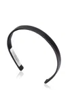 Jennifer Behr Lucy Satin Headband In Black