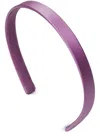 Jennifer Behr Lucy Silk Headband In Purple