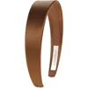 Jennifer Behr Lydia Satin Headband In Espresso