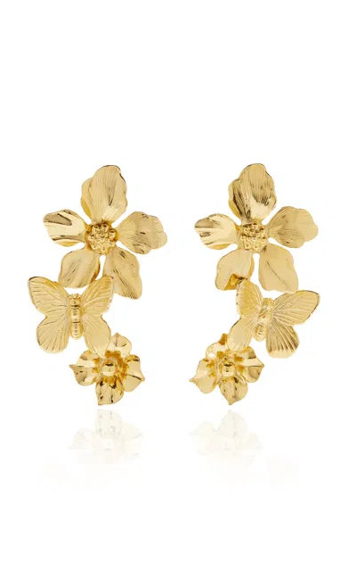 Jennifer Behr Mallory Gold-tone Earrings In Gold