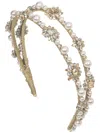 Jennifer Behr Manon Headband In 金色