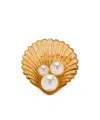 Jennifer Behr Maricela Shell-pearl Earrings In Gold