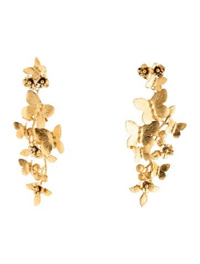 Pre-owned Jennifer Behr Mariposa Drop Earrings In Multicolor