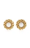 Jennifer Behr Marit Earrings In Gold