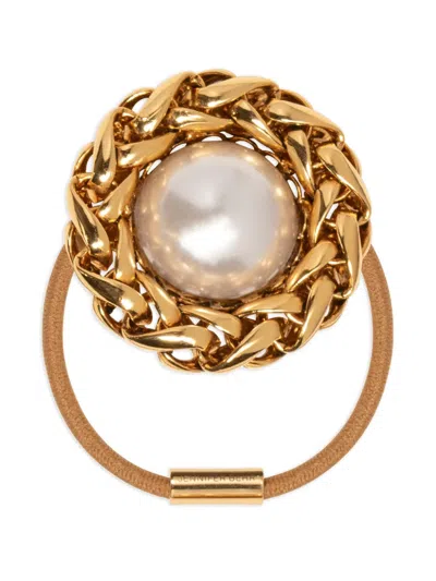 Jennifer Behr Marit Scrunchie In Metallic