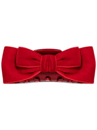 Jennifer Behr Matilda Jaw Clip In Red