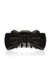 Jennifer Behr Matilda Bow-detailed Claw Clip In Black