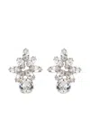 Jennifer Behr Maura Rhodium-plated Crystal Earrings In Silver