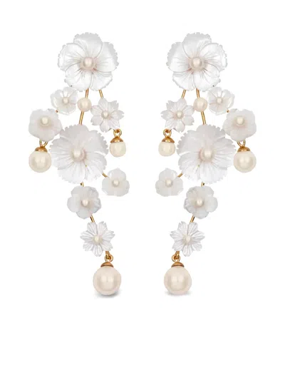 Jennifer Behr Maxine Earrings In White