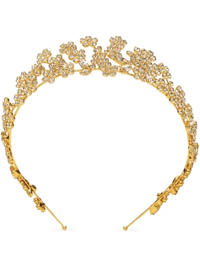 Jennifer Behr Meadow Tiara Headband In Gold