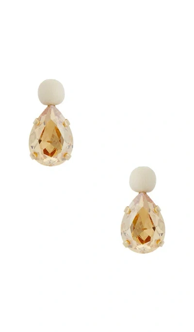 Jennifer Behr Mira Earrings In Golden