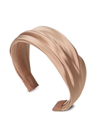 Jennifer Behr Natasha Headband In Almond