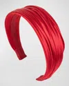 Jennifer Behr Natasha Headband In Cherry