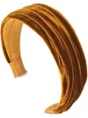 Jennifer Behr Natasha Velved Hairband In Orange
