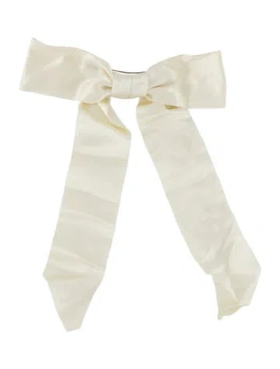Pre-owned Jennifer Behr Neutral Bow Hair Clip