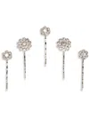 Jennifer Behr Nora Bobby Pins (set Of Five) In Silver