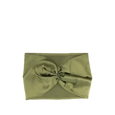 Jennifer Behr Olive Headband In Green