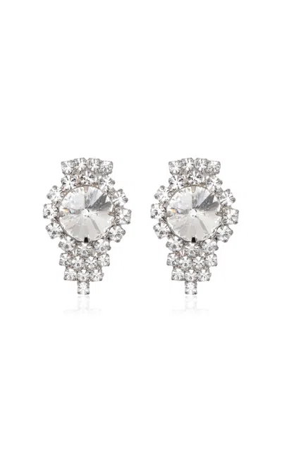 Jennifer Behr Oriana Crystal Earrings In Silver