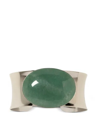 Jennifer Behr Oval Stone Cuff Bracelet In Multi