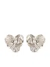 Jennifer Behr Pansy Stud Earrings In Silver