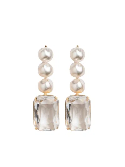 Jennifer Behr Patrizia Pearl Drop Earrings In Neutrals