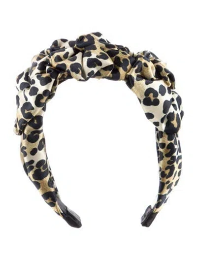 Pre-owned Jennifer Behr Pattern Print Headband