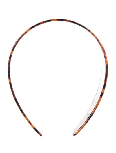 Pre-owned Jennifer Behr Patterned Headband In Brown