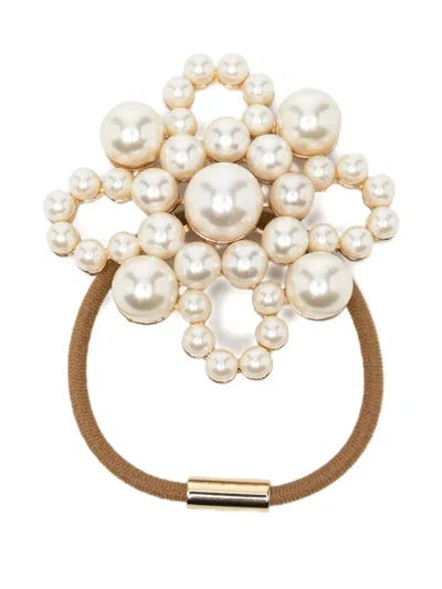 Jennifer Behr Pearl Embellished Hair Accessory In Neutral