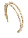 Jennifer Behr Perlita Headband In Gold