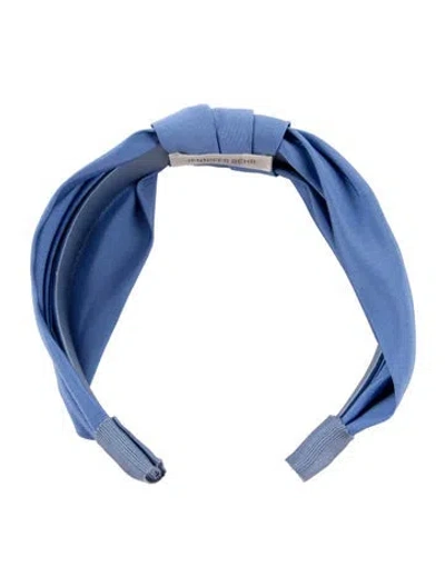 Pre-owned Jennifer Behr Pleated Headband In Blue