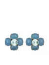 Jennifer Behr Quinn Chalcedony Earrings In Blue
