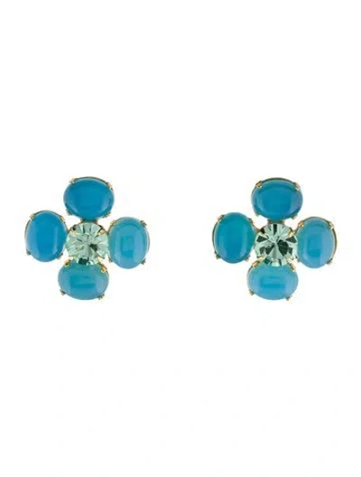 Pre-owned Jennifer Behr Quinn Stud Earrings In Multicolor