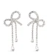 Jennifer Behr Rhodium-plated Crystal Mirabelle Earrings In Metallic
