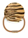 Jennifer Behr Rio Scrunchie In Gold