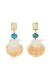 Jennifer Behr Rivier Shell Earrings In Multi