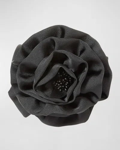 Jennifer Behr Rose Jaw Clip In Black