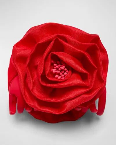 Jennifer Behr Rose Jaw Clip In Cherry