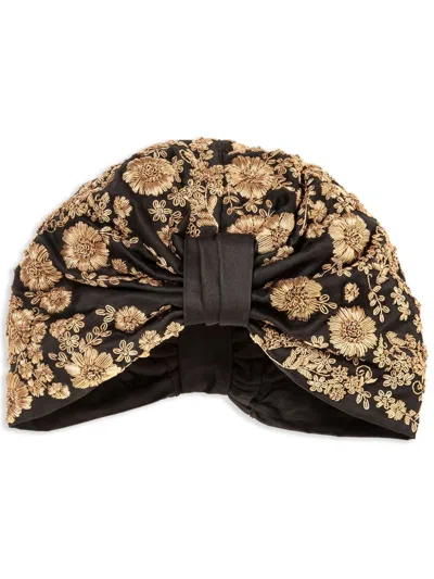 Jennifer Behr Safina Headwrap In Gold