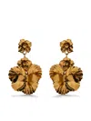 Jennifer Behr Samara Textured Drop Earrings In Gold