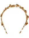 Jennifer Behr Sariyah Floral-detail Headband In Gold