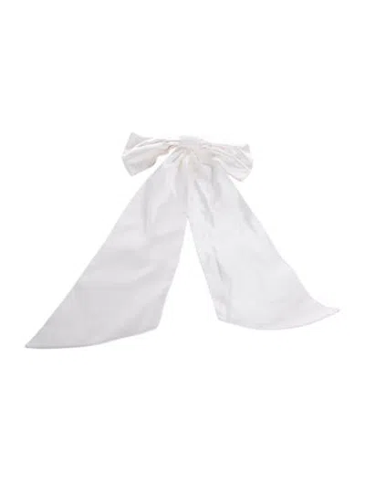 Pre-owned Jennifer Behr Satin Hair Clip In Neutrals