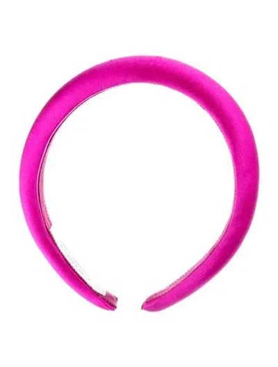 Pre-owned Jennifer Behr Satin Headband In Pink