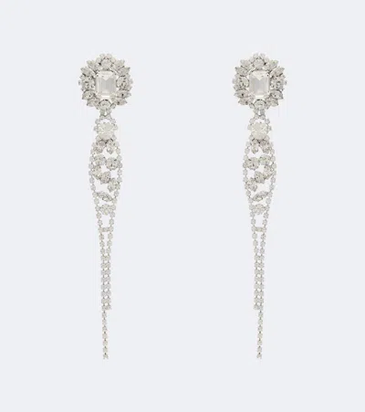 Jennifer Behr Sheila Embellished Drop Earrings In Transparent