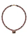 Jennifer Behr Sidonie Beaded Necklace In Brown