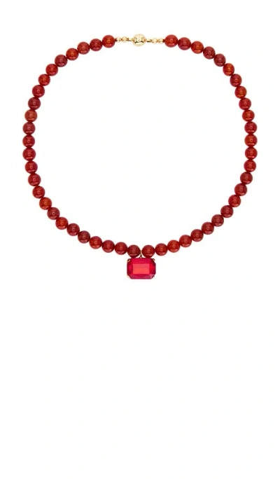 Jennifer Behr Halskette Mit Perlen Sidonie In Red