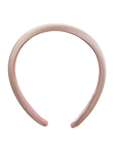 Pre-owned Jennifer Behr Silk Headband In Pink