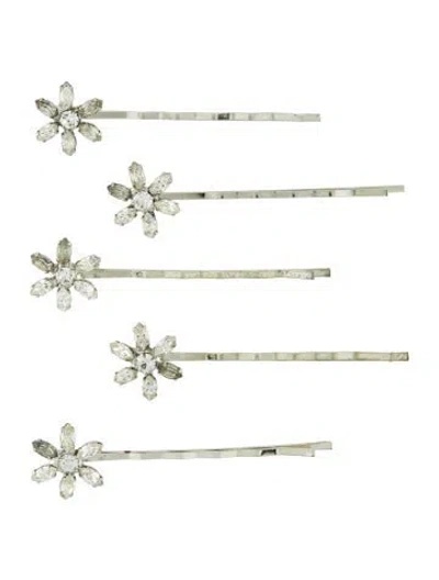 Pre-owned Jennifer Behr Silver Toned  Hair Clips