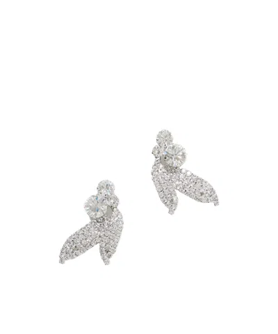 Jennifer Behr Silver-plated Crystal Earrings
